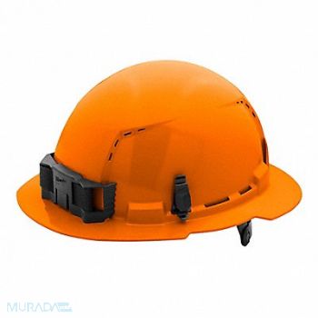 MILWAUKEE Hard Hat Color Orange 6 1/2 to 8 1/2, 787VH7