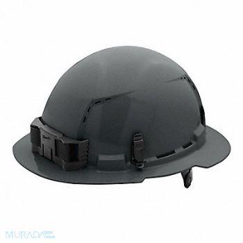 MILWAUKEE Hard Hat Color Gray 6 1/2 to 8 1/2, 787VH9