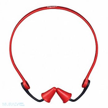 MILWAUKEE Banded Earplugs Color Red Universal, 787VJ7