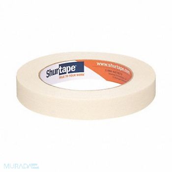 SHURTAPE Masking Tape Tan 60 yd L 13/16 W PK48, 788WC7