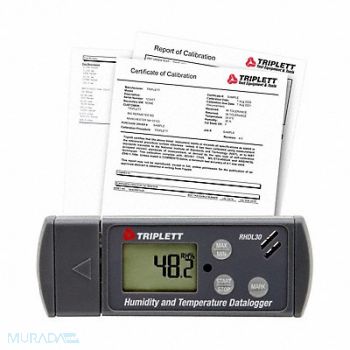 TRIPLETT Temp Data Logger 0.7 D 4.3 H 1.8 W, 792RH8