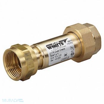 WATTS Backflow Preventer Size 1 175 psi, 793HH9
