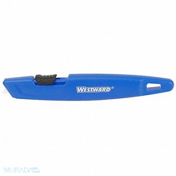 WESTWARD Utility Knife 6-1/2 L Blue Handle PK10, 793LG4