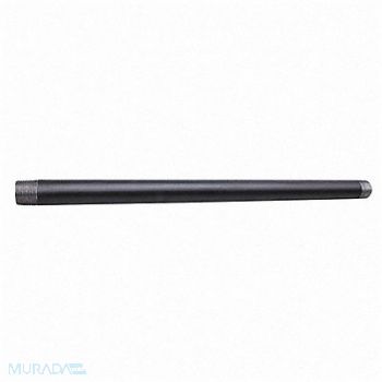 GRAINGER APPROVED Black Nipple Seamless 3/4x22, 793ND9