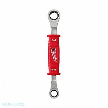 MILWAUKEE Insulating Box Wrench 9 5/8 in L Overall, 793NG0