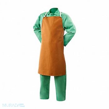 STEINER INDUSTRIES Flame Resistant Cotton Bib Apron Cotton, 793P21