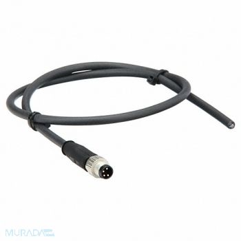 HARTING Cordset 0.5 m Cable PUR Black, 793TW2