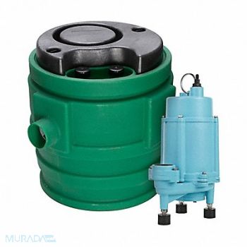 LITTLE GIANT Grinder Pump Single Phase 12.5A 3450 RPM, 793V52