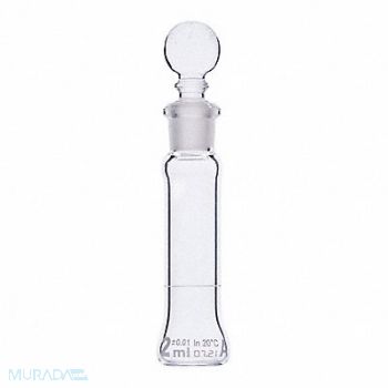 GLOBE SCIENTIFIC Volumetric Flask 0.07 oz 2 mL PK6, 793W18