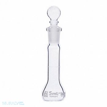 GLOBE SCIENTIFIC Volumetric Flask 0.17 oz 5 mL PK6, 793W19
