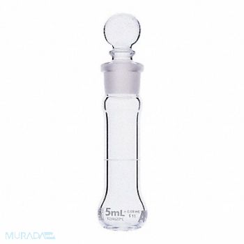 GLOBE SCIENTIFIC Volumetric Flask 0.17 oz 5 mL PK6, 793W29