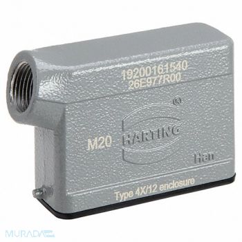 HARTING M20 Rectangular Connector Hood 61.2 mm H, 793Y41