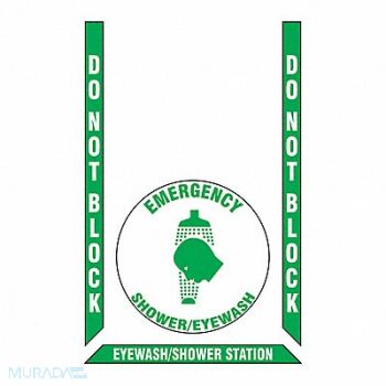 SLIP-GARD Floor Sign Round English, 793Z27