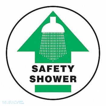 SLIP-GARD Floor Sign Round English, 793Z31