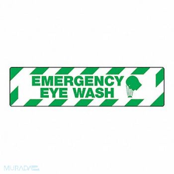 SKID-GARD Floor Sign Horizontal Rectangle English, 793Z34