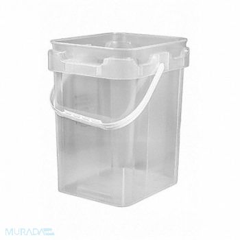 BASCO Bucket Plastic Clear 11 x7-1/2, 795N65