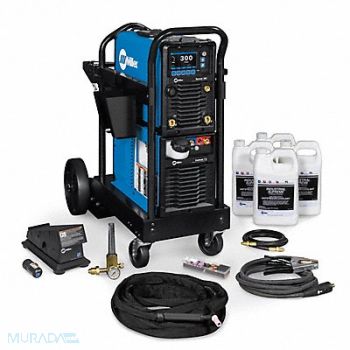 MILLER ELECTRIC TIG Welding Package 300A Blue, 796U02