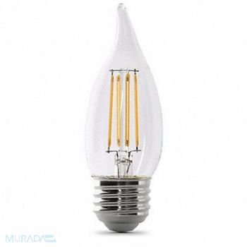 FEIT ELECTRIC LED Bulb CA10 5.5 W 500 lm 2700K PK2, 797U74