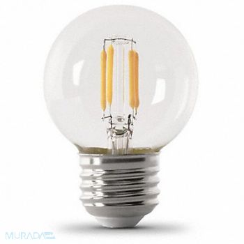 FEIT ELECTRIC LED Bulb G16 1/2 5.5K 500 lm 2700K PK2, 797U81