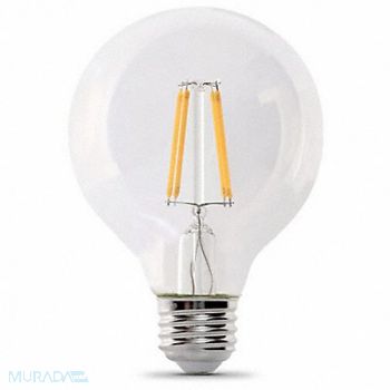 FEIT ELECTRIC LED Bulb G25 5.5 W 500 lm 2700K PK3, 797U89