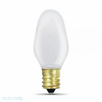 FEIT ELECTRIC LED Bulb C7 0.6 W 30 lm 2700K PK2, 797UA0