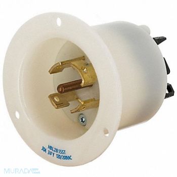 HUBBELL Locking Receptacle, 797VA9