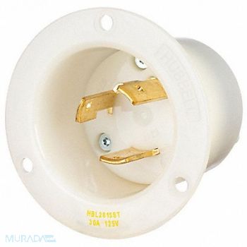 HUBBELL Locking Receptacle, 797VC0