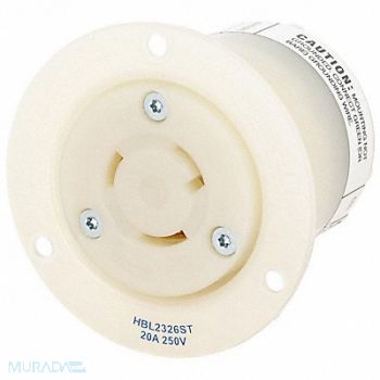 HUBBELL Locking Receptacle, 797VD0