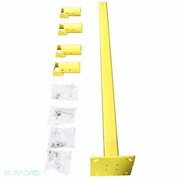 EDGESAFE SAFETY RAILING Safety Handrail Steel Yellow 43-5/16 H, 797VH2