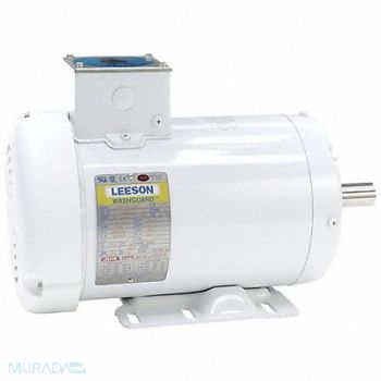 LEESON Motor 3 hp Three Phase Frame Steel, 798KM6