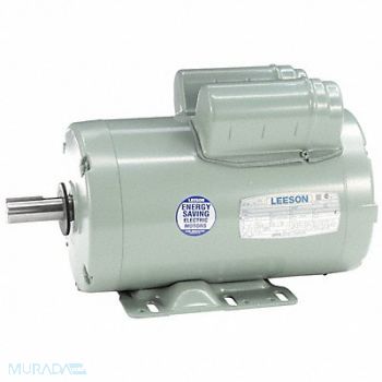 LEESON Motor 3 hp Single Phase Frame Steel, 798KM9