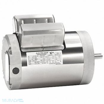 LEESON Boat Hoist Duty Motor 1-1/2 hp 15.2/7.6A, 798KP1