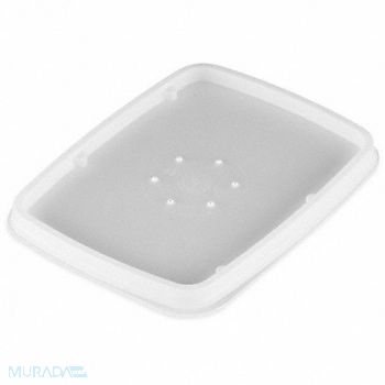 CARLISLE DINEX Disp Container Lid White Plastic PK1000, 799Z12