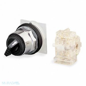 SCHNEIDER ELECTRIC Non-Illum Selectr Swtch 30mm 4 Pos Lever, 7A166