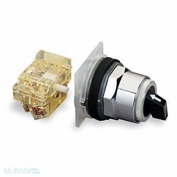 SCHNEIDER ELECTRIC Non-Illum Selectr Swtch 30mm 3 Pos Lever, 7A162