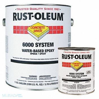 RUST-OLEUM Floor Coating Kit 6000 Navy Gray 1 gal, 7AJ51