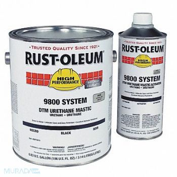 RUST-OLEUM K3905 Urethane Activator/Finish Safety Yellow, 7AK75