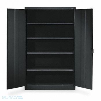 TENNSCO Storage Cabinet Unassembled Black, 204H79