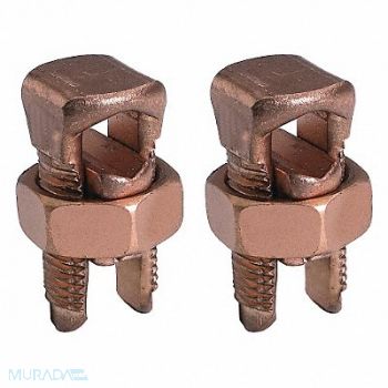 BURNDY Split-Bolt Conn Kit Cu, 7DX22