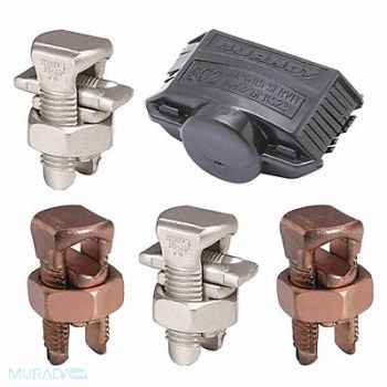 BURNDY Split-Bolt Conn Kit Cu, 7DX25