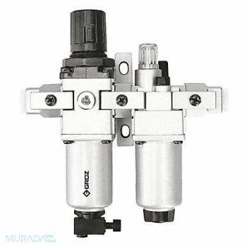 GROZ FRL 2 pcs 1/2 NPT 40 micron 99 cfm, 7DX41