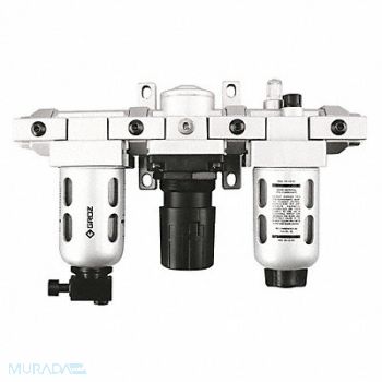 GROZ FRL 3 pcs 1/4 NPT 40 micron 18 cfm, 7DX44