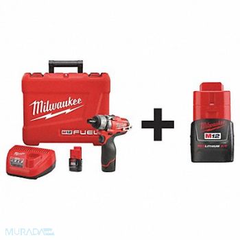 MILWAUKEE Screwdriver Cordless 12V DC 4500 RPM, 7DX59