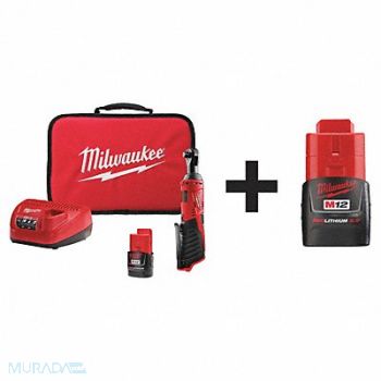 MILWAUKEE Cordless Ratchet Kit 12.0V, 7DX76
