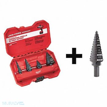 MILWAUKEE Step Drill Bit Set 5 pcs., 7DY17