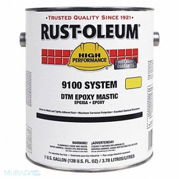 RUST-OLEUM Epoxy Activator/Finish SafetyYellow 1gal, 7H600
