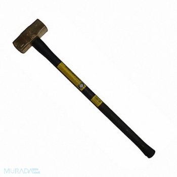 KLEIN TOOLS Brass Sledge Hammer Rubber Handle 14lb, 806ZD4