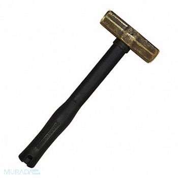 KLEIN TOOLS Brass Sledge Hammer Rubber Handle 10lb, 806ZD3
