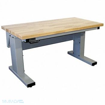 PRO-LINE Workstation Adjust Solid Maple Lt Gray, 800X50