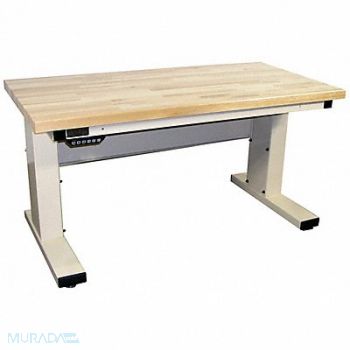 PRO-LINE Workstation Adjust Solid Maple Lt Beige, 800X51